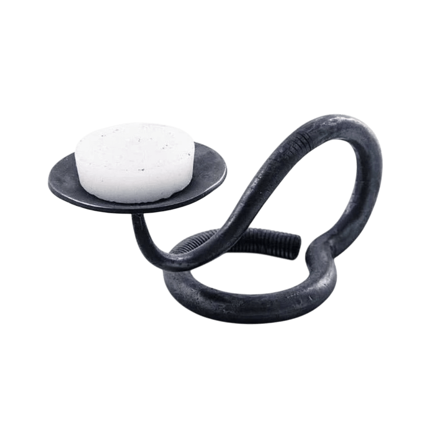 IRON LOOP CANDLE HOLDER (BLACK)